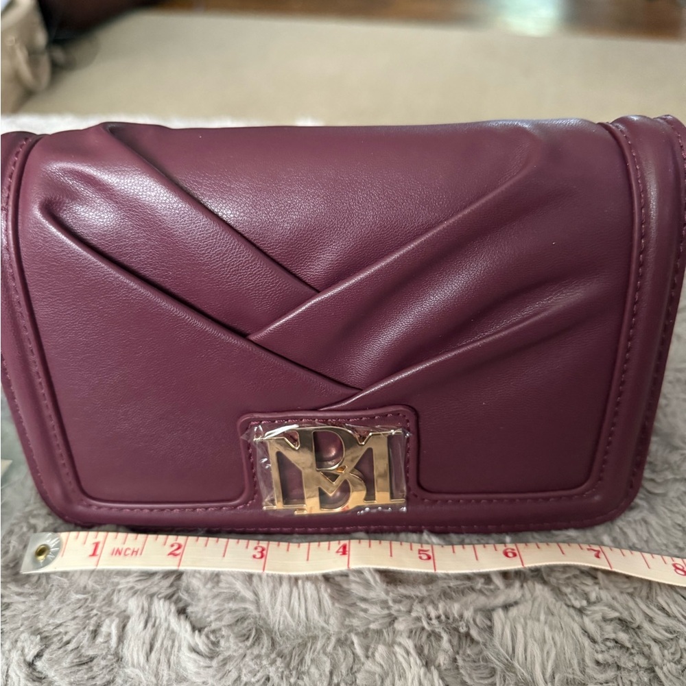 Badgley Mischka Purple Shoulder Bag